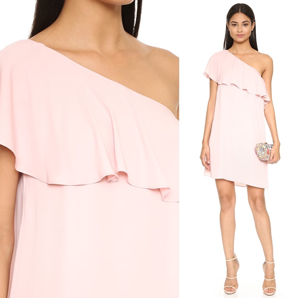 amanda uprichard // zoe dress in dusty rose